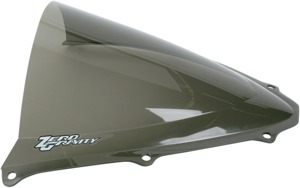 Light Smoke Double Bubble Windscreen - For 06-07 Suzuki GSXR600/750