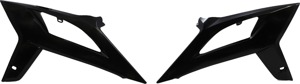Acerbis Radiator Shrouds Black For Beta RR RX 2020-2023 - Black radiator shrouds For Beta RR/RX 2020-2023