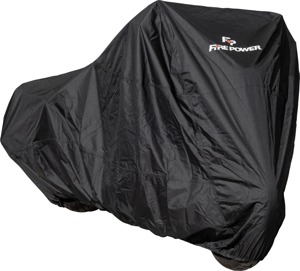 Fire Power Elite Series Motorcycle Cover XL Black - Premium XL black cover for street motorcycles