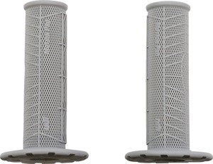 ODI DirtControl II Slip-On Grips Gray Pair Universal 7/8" Bars - Medium density slip-on grips for 7/8" handlebars