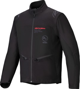 Alpinestars Lite-Dura Softshell Jacket Black Small - Black softshell jacket, size Small