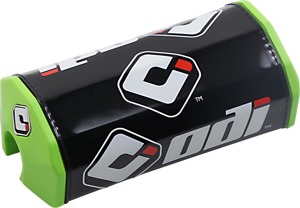 ODI Oversized Handlebar Pad Black Green 7.5in x 3.25in x 2.25in - Oversized handlebar pad in black and green