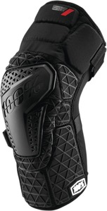 100% Surpass Knee Guards Black XL Adult Unisex - Advanced knee protection for MTB and downhill
