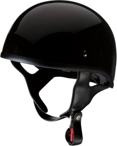 CC Beanie Street Half Helmet Gloss Black Large