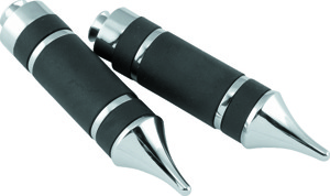 Bikers Choice Chrome Gladiator Replacement Toe Pegs Pair - Chrome Gladiator toe pegs, pair, universal fit