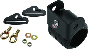 DragonFire Racing Harness Anchor Kit 1.75 in. Black - Harness anchor kit for 1.75 inch roll cages
