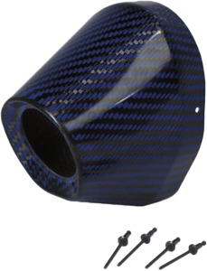 Pro Circuit Carbon End Cap Blue 1-3/4 Inch I.D. - Replacement carbon end cap for Pro Circuit exhausts