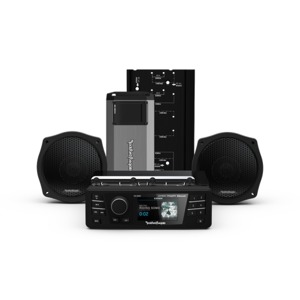 Rockford PMX Stage 2 Audio Kit Black Fits 1998-2013 Street Glide