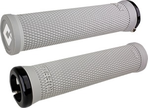 ODI Ruffian 2.1 Lock-On Grips Gray Black 135mm Pair - Lock-On handlebar grips, 135mm, Gray/Black, Pair