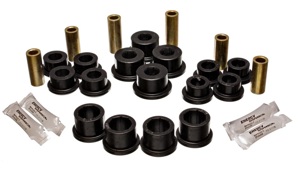 Black Rear Lateral/Trailing Arm Bushings Fits 04-07 Mazda RX-8