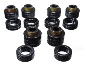 Chevy Pickup 2&4WD Body Mounts Black by Energy Suspension
