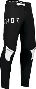 Thor Sportmode Strike Pants Black White Men's Size 31 - Men's athletic fit motocross pants, Black/White, Size 31