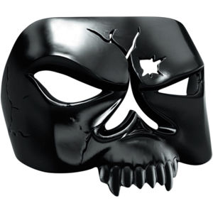 Kuryakyn Zombie Taillight Cover Black Smoke 3D Skull Design