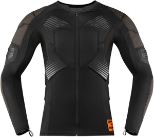 ICON Field Armor Compression Shirt Black - Medium - Compression shirt for added protection