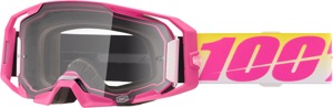 100 Percent Armatic Offroad Goggles Clear Lens - Clear lens offroad goggles for motocross