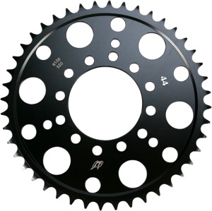 Steel 520 Rear Sprocket 44T - Black - For Kawasaki Ninja ZZR Z1000