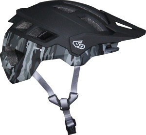 6D ATB-2T Ascent Bicycle Helmet Matte Black/Gray XL/2XL - Half face bicycle helmet, XL/2XL, Matte Black/Gray