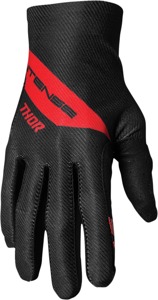 Thor Intense Assist Dart Gloves XL Black/Red Unisex - Athlete inspired fit and function