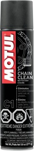 Motul C1 Chain Clean Degreaser 9.8oz Aerosol Spray - Chain degreaser for motorcycles and ATVs, 9.8oz