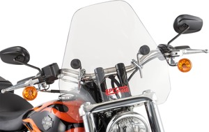 Slipstreamer S-06 Spitfire Windshield Clear 7/8" & 1" Handlebars