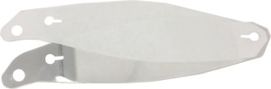 6D ATS-1R Helmet Tear-Offs 10 Pack Clear - Tear-offs for 6D ATS-1R helmet shields
