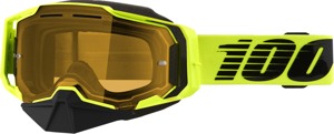 100% Armega Snow Goggle Yellow Lens Nuclear Citrus Unisex Adult - Snow goggles with yellow lens for adults