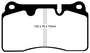 Yellowstuff Front Brake Pads - For 04-12 Aston Martin DB9 5.9