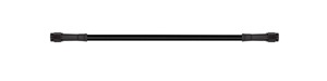 Goodridge 36in Universal Brake Line Black Zinc Fittings Black Hose - Universal 36in brake line with black zinc fittings