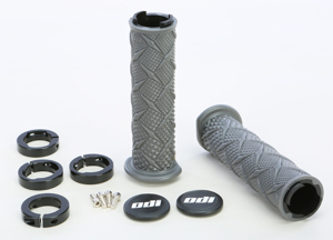 ODI ATV X-Treme Lock-On Grips Black/Grey - Lock-on grips for ATVs in black/grey