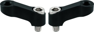 BikeMaster Yamaha Mirror Extension 10mm Pair Black - Mirror extensions 10mm pair in black for Yamaha