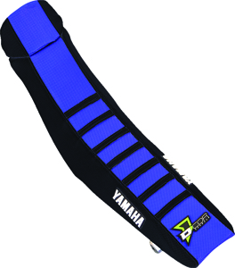 D'Cor Black/Blue Seat Cover w/ Black Ribs Fits 14-18 Yamaha WR YZ