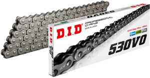 D.I.D 530VO X-Ring Motorcycle Chain 100 Links - X-Ring 530 chain, 100 links, universal fit