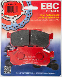 X Series Carbon Graphite Brake Pads and Shoes - Fa712X Brk Pad Ebc