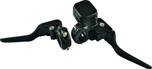 Bikers Choice H/Bar Cntrl Kit-Blk 11/16in Mc