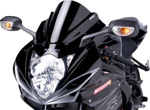 Puig Z Racing Windscreen Black Fits GSX-R600/750 2011-2014