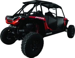 DragonFire Racing UTV Doors Polaris RZR XP 4 1000 16-22 4 Door Kit Black - 4-door kit for Polaris RZR XP 4 1000 2016-2022