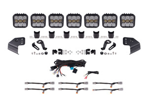 Bronco SS5 Pro CrossLink Windshield Lightbar Kit - White