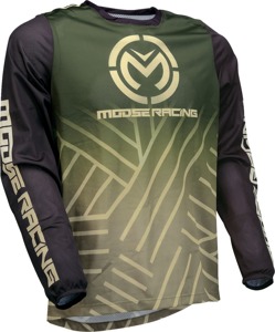 Moose Sahara Jersey 2XL Black Green Men's Off-Road - Lightweight ventilated jersey for off-road riders