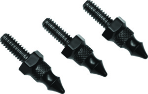 Kuryakyn Windshield Spikes Black For 96-13 FLH Touring - Black spikes for FLH Touring 1996-2013