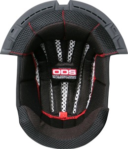 6D Helmets ATS-1R Helmet Liner Large Black - Replacement liner for 6D ATS-1R helmet, size L