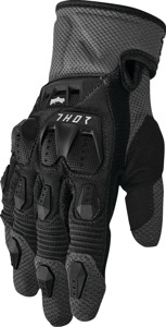 Thor Terrain Gloves 2XL Charcoal/Black Men's - Men's 2XL gloves in Charcoal/Black