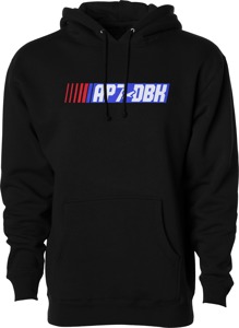DBK Speedway Hoodie Black XL - Black XL hoodie, 70% cotton 30% poly blend
