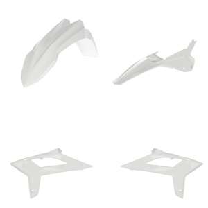 Acerbis Plastic Kit White For Beta 300 RX 2023-2024 - White plastic kit for Beta 300 RX 2023-2024