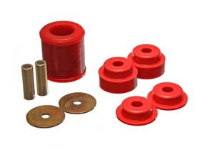 Red Rear Differential Bushing by Energy Suspension Fits 02-09 350Z / 03-07 G35