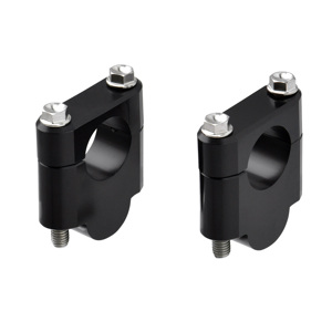 DRC 1 1/8 Inch Handlebar Risers 30mm Black - 30mm bar risers for 1 1/8 inch handlebars
