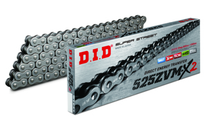 D.I.D 525ZVM-X2 Motorcycle Chain 130 Links - 130-link 525 chain for motorcycles