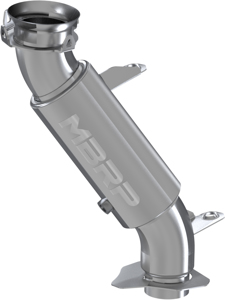 MBRP Race Muffler Stainless Steel Silver Fits 20-21 Ski-Doo Summit 850 Turbo