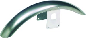 Bikers Choice Raw Narrow Front Fender Chrome Bracket for 21in Wheel
