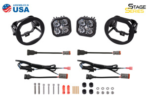 SS3 Pro Type FT Kit Yellow SAE Fog Lights Pair Diode Dynamics
