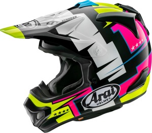 Arai VX-Pro4 Battle Helmet Yellow XL - DOT/SNELL helmet for off-road riding